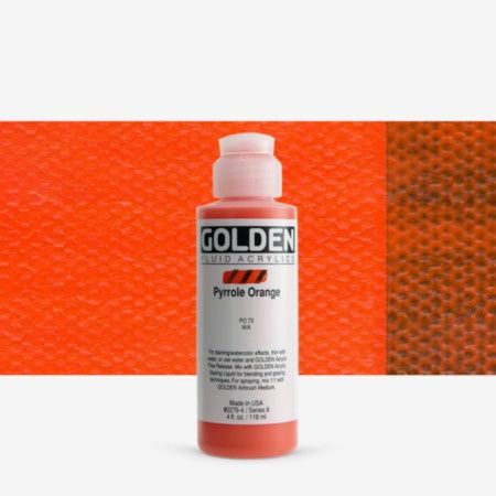 Golden Fl Pyrrole Orange 4oz S8