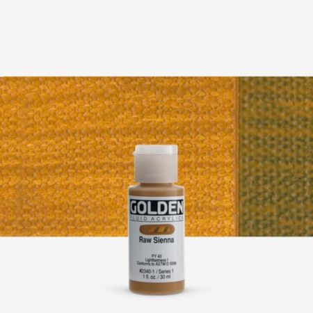 Golden Fl Raw Sienna 1oz S1