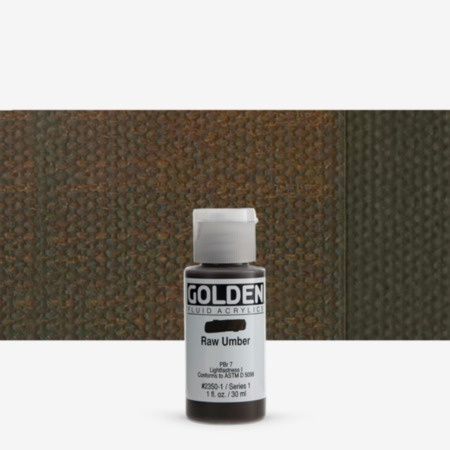 Golden Fl Raw Umber 1oz S1