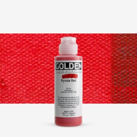 Golden Fl Pyrrole Red 4oz S8