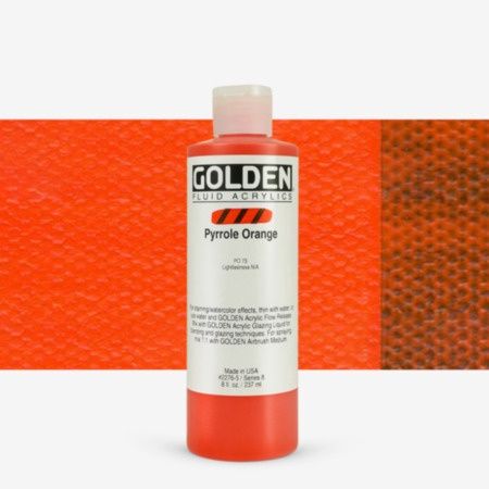 Golden Fl Pyrrole Orange 8oz S8