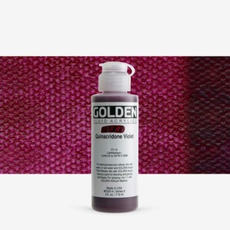 Golden Fl Quinacridone Voilet 4ozS6