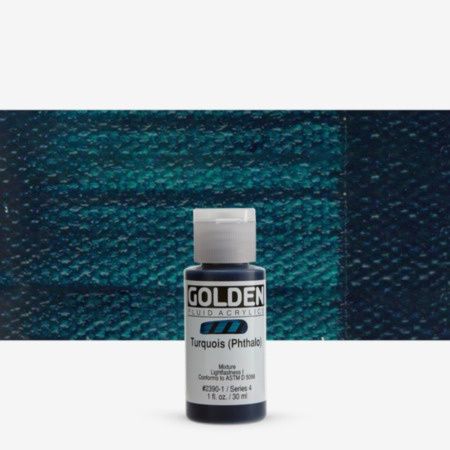 Golden Fl Turquoise(Phthalo) 1oz S4