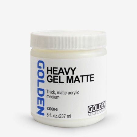 Golden Heavy Gel Matte 8oz