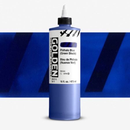Golden Hi Fl 16 oz Pthalo Blue(GS)