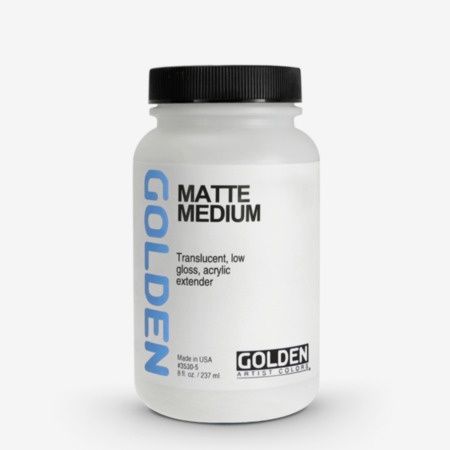 Golden Matte Medium 8oz