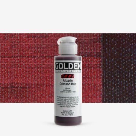 Golden Fl Alizarin Crimson 4oz S7