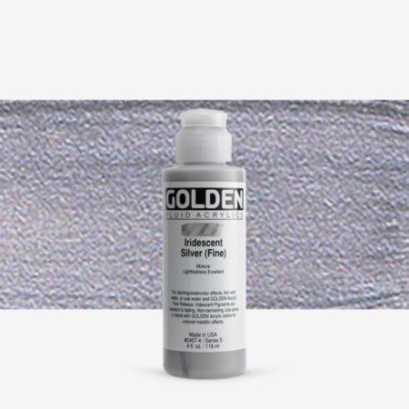 Golden Fl Iridescent Silver 4oz S5