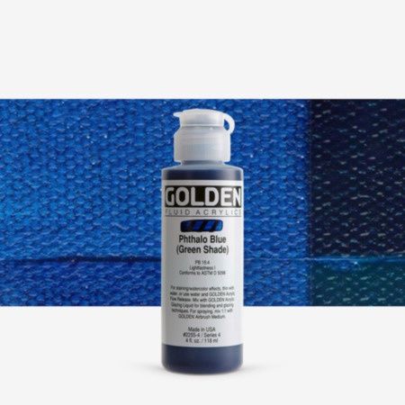 Golden Fl Phthalo Blue(GS) 4oz S4