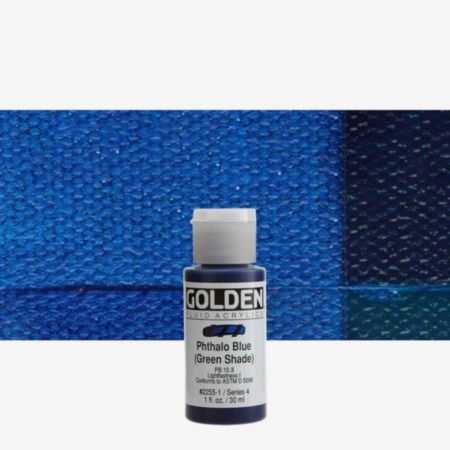 Golden Fl Phthalo Blue GS 1oz S4