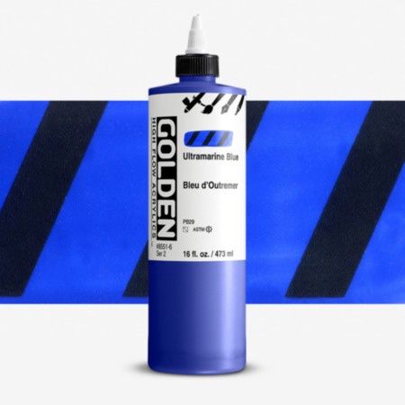 Golden Hi Fl 16 oz Ultramarine Blue