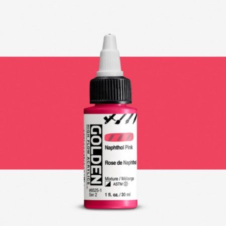 Golden Hi Flow Acrylic Naphthol Pink 30ml