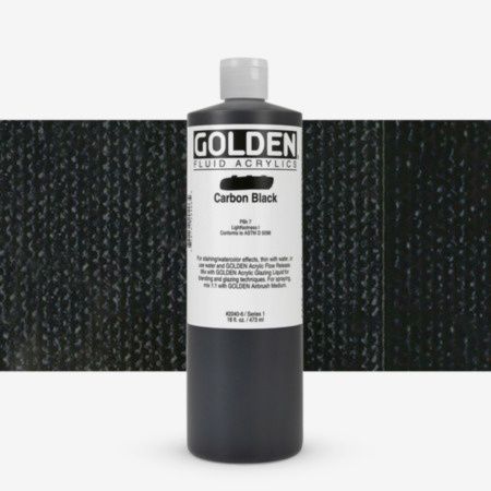 Golden Fl Carbon Black 16oz S1