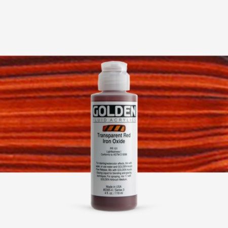 Golden Fl Trans Red Ir Oxide 4oz S3