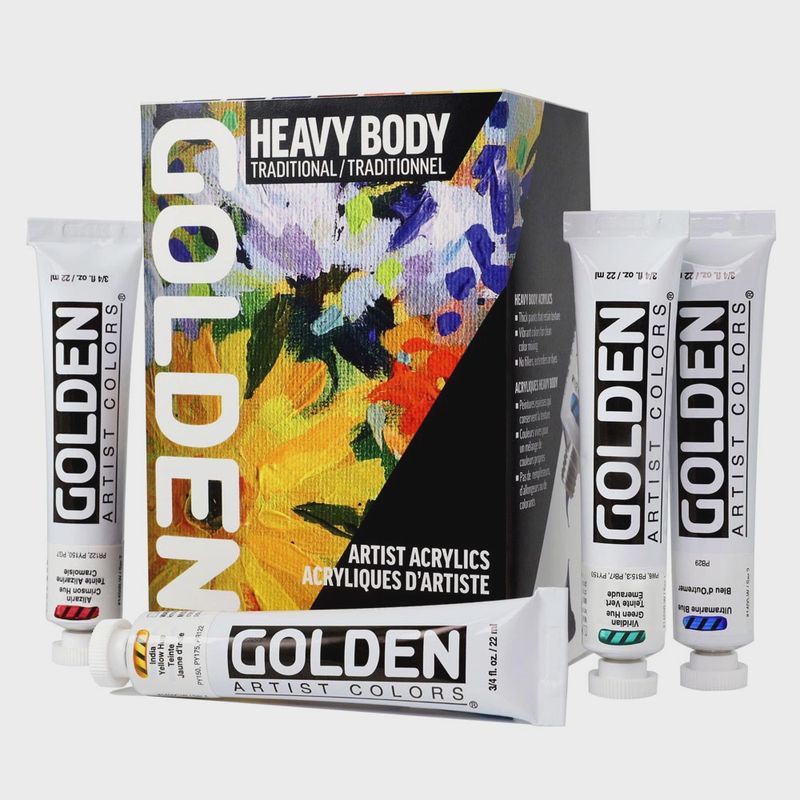 Golden Heavy Body Acrylic Heavy Body Traditional Hb Set