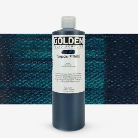 Golden Fl Turquoise Phthalo 16oz S4