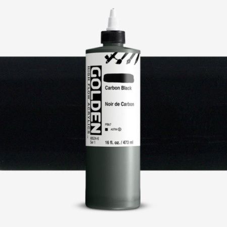 Golden HiFl Carbon Black 16oz