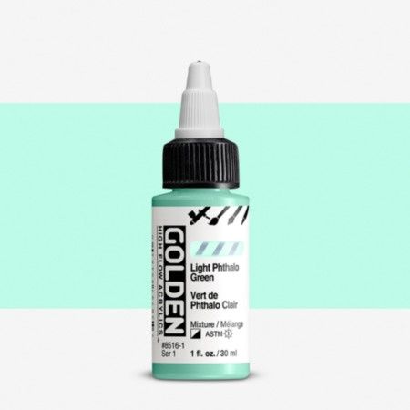 Golden Hi Flow Acrylic Light Phthalo Green 30ml