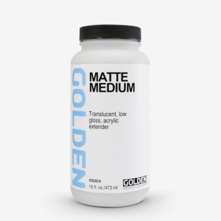 Golden Matte Medium 16oz