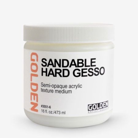 Golden Sandable Hard Gesso 8oz