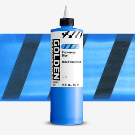 Golden Hi Fl 16 oz Fluorescent Blue