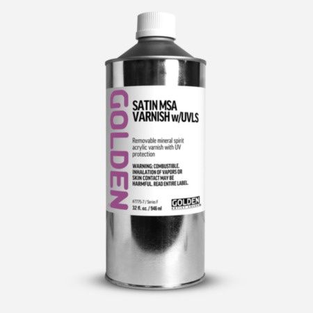 Golden MSA Satin Varnish 32oz