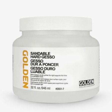 Golden Sandable Hard Gesso 32oz