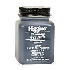 Higgins Fountain Pen India Ink 2.5 oz