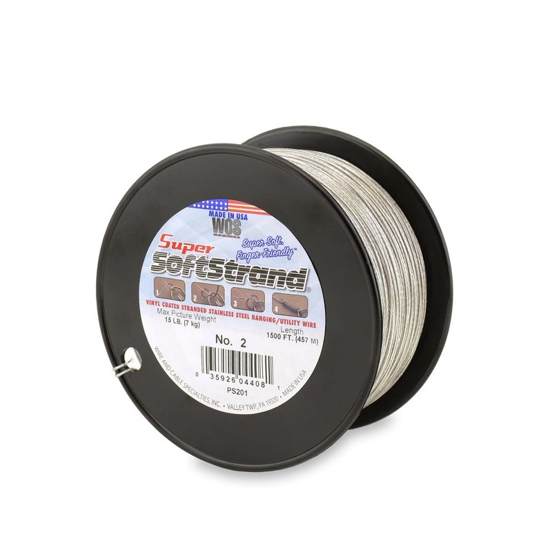 Hardware-Softstrand Wire #2 15 lb 8 ft
