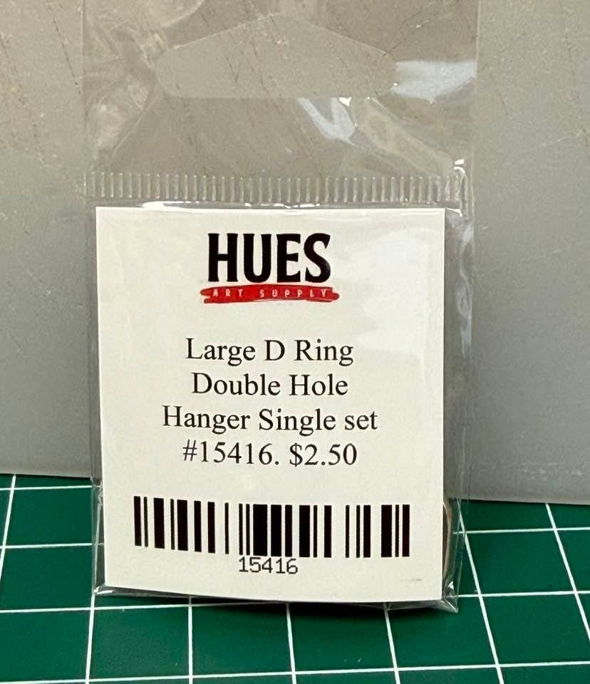 Hardware D-Ring Double hole Single Set