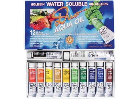 Holbein Duo Aqua Set 11 - 20ml &amp; Titanium White 50ml