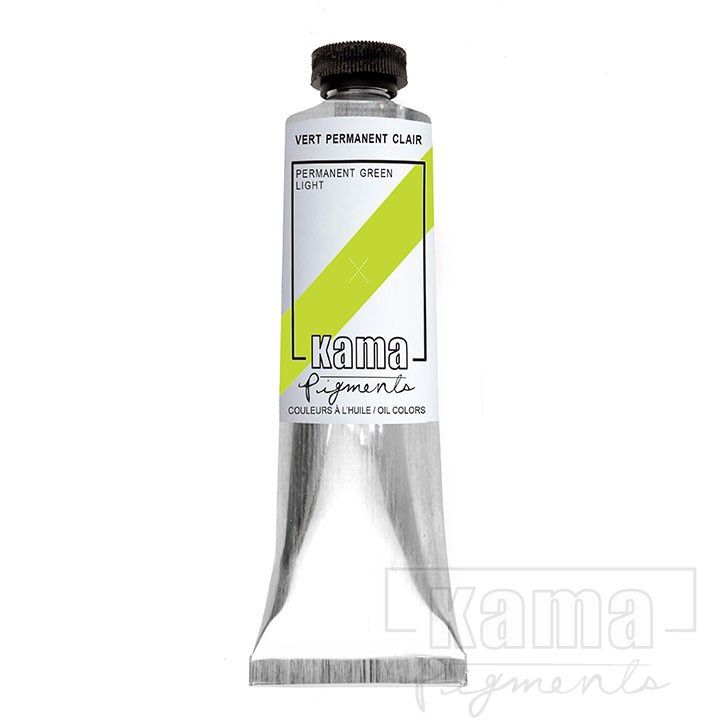 Kama Artists' Oil Paint Permanent Green Light 37ml