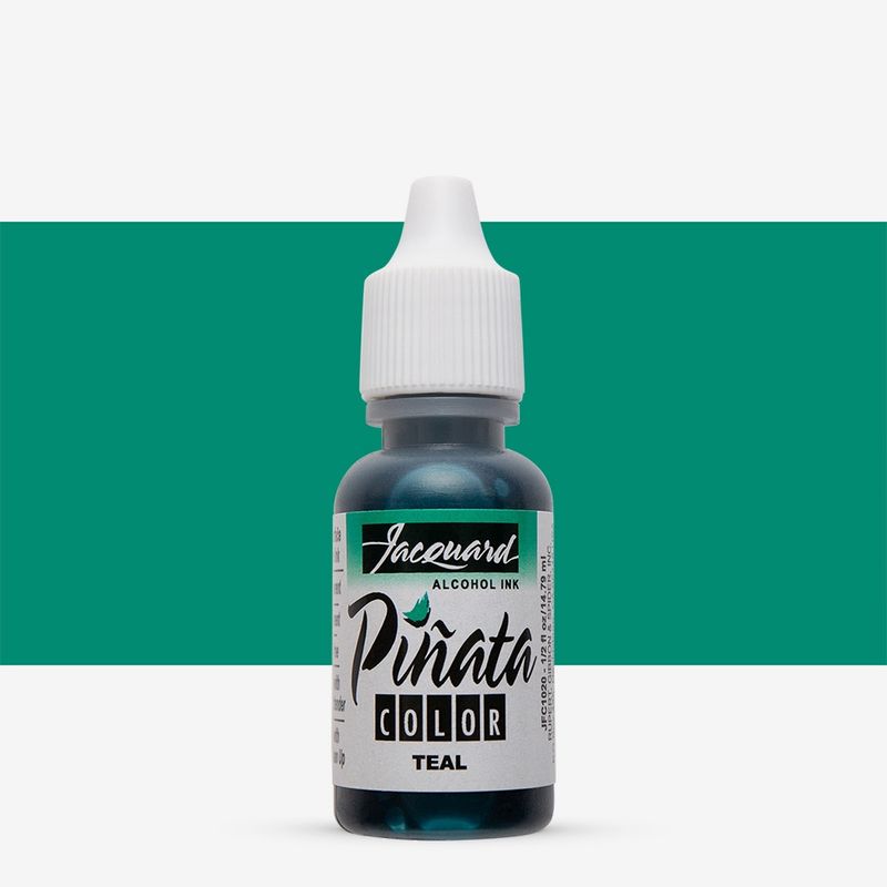 Jacquard Piñata Teal Alcohol Ink 0.5 oz Jacquard Piñata Teal Alcohol Ink 0.5 oz