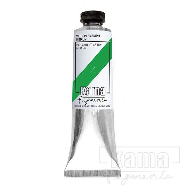 Kama Artists' Oil Paint Permanent Green Medium 37ml