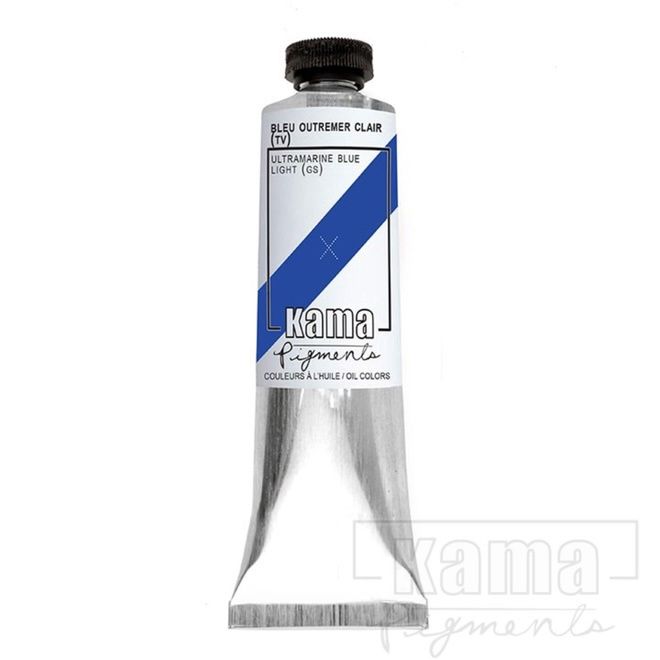 Kama Artists' Oil Paint Ultramarine Blue Light Green Shade 37ml