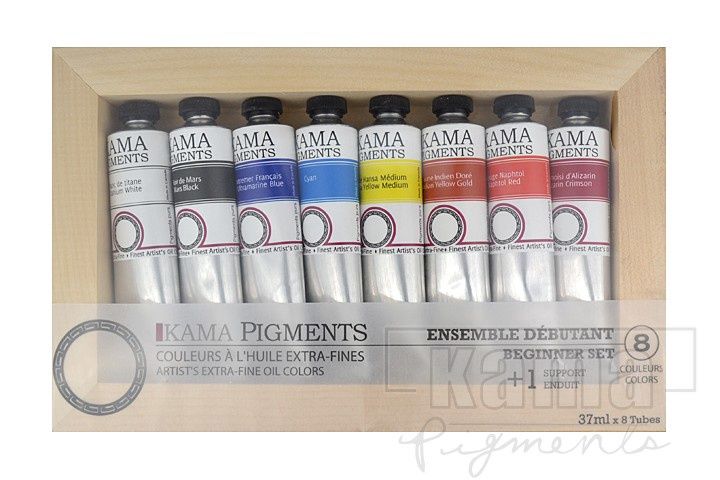 Kama Artists' Oil Paint 8 Colour Set