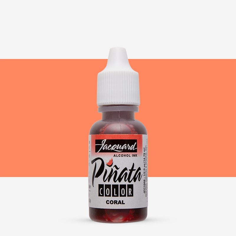 Jacquard Piñata Coral Alcohol Ink 0.5 oz Jacquard Piñata Coral Alcohol Ink 0.5 oz