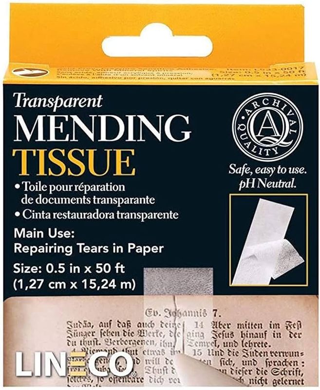 Lineco Transparent Mending Tissue Tape