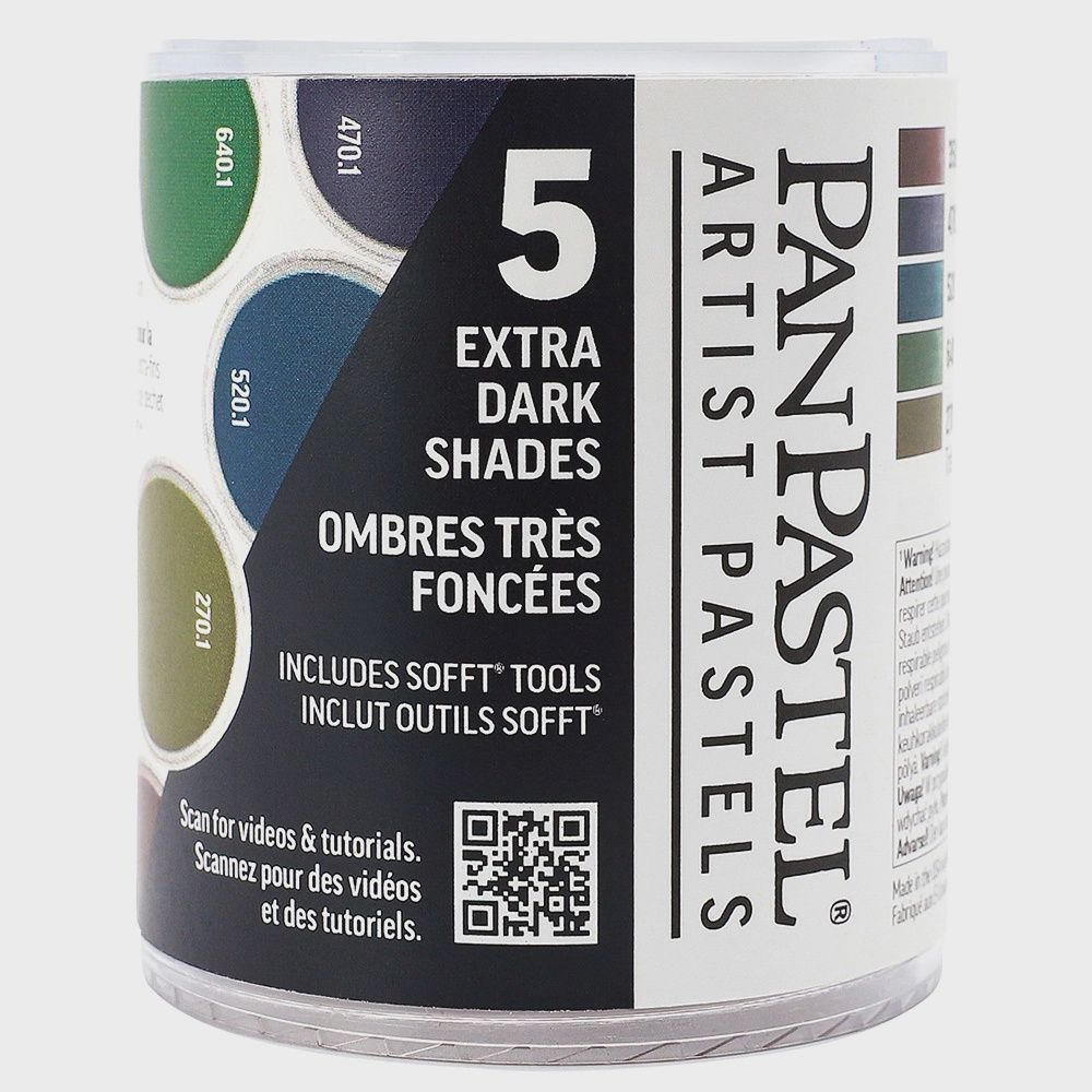 PanPastel Extra Dark Shades Set of 5