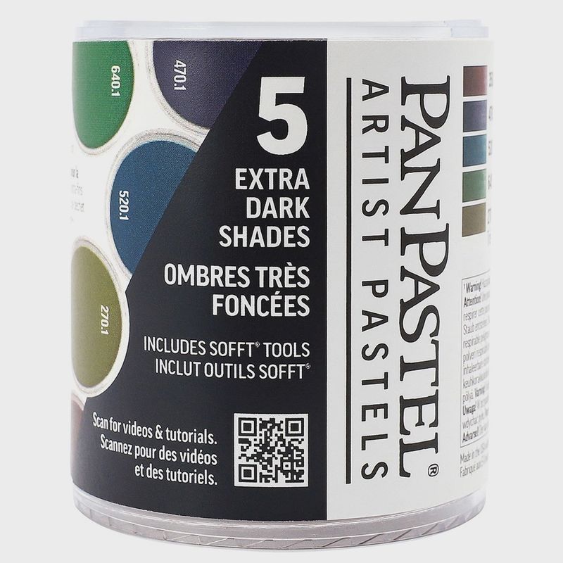 PanPastel Extra Dark Shades Set of 5