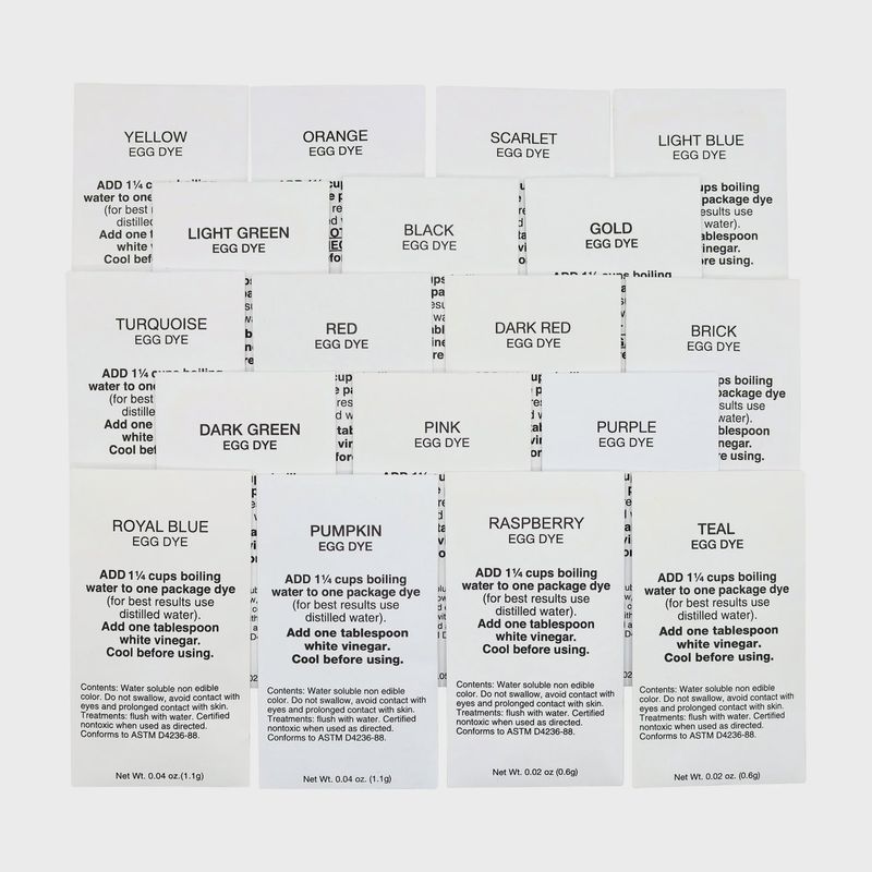 Luba's Egg Dye Set 18 piece