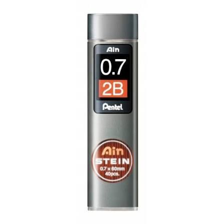Pentel Ain Lead Refills .7 2B 40pc