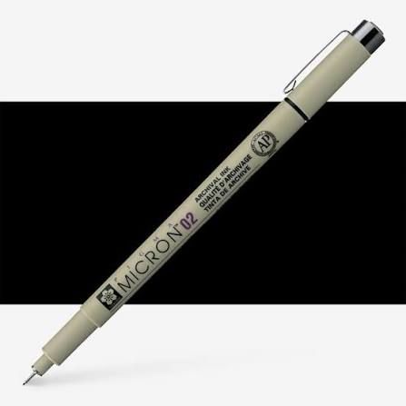 Pigma Micron 02 Black