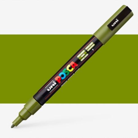 POSCA PC-3M Fine Khaki Green
