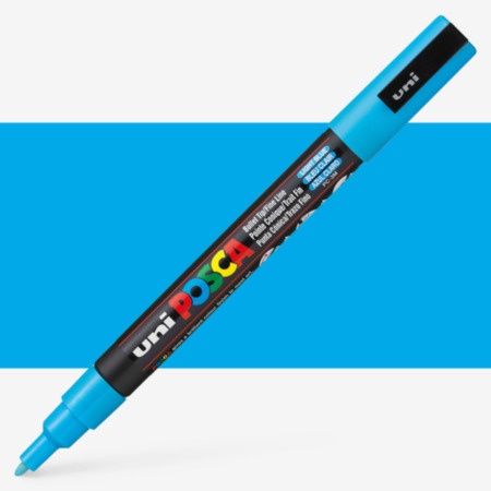 POSCA PC-3M Fine Light Blue