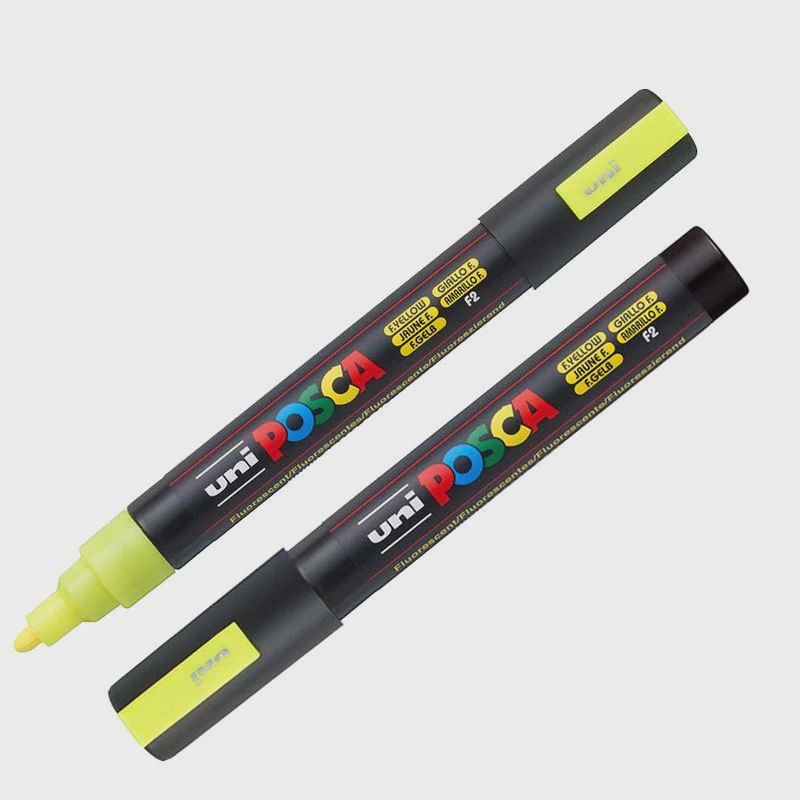 POSCA PC-5M Medium Fluorescent Yellow
