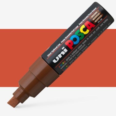 POSCA PC-8K Broad Brown