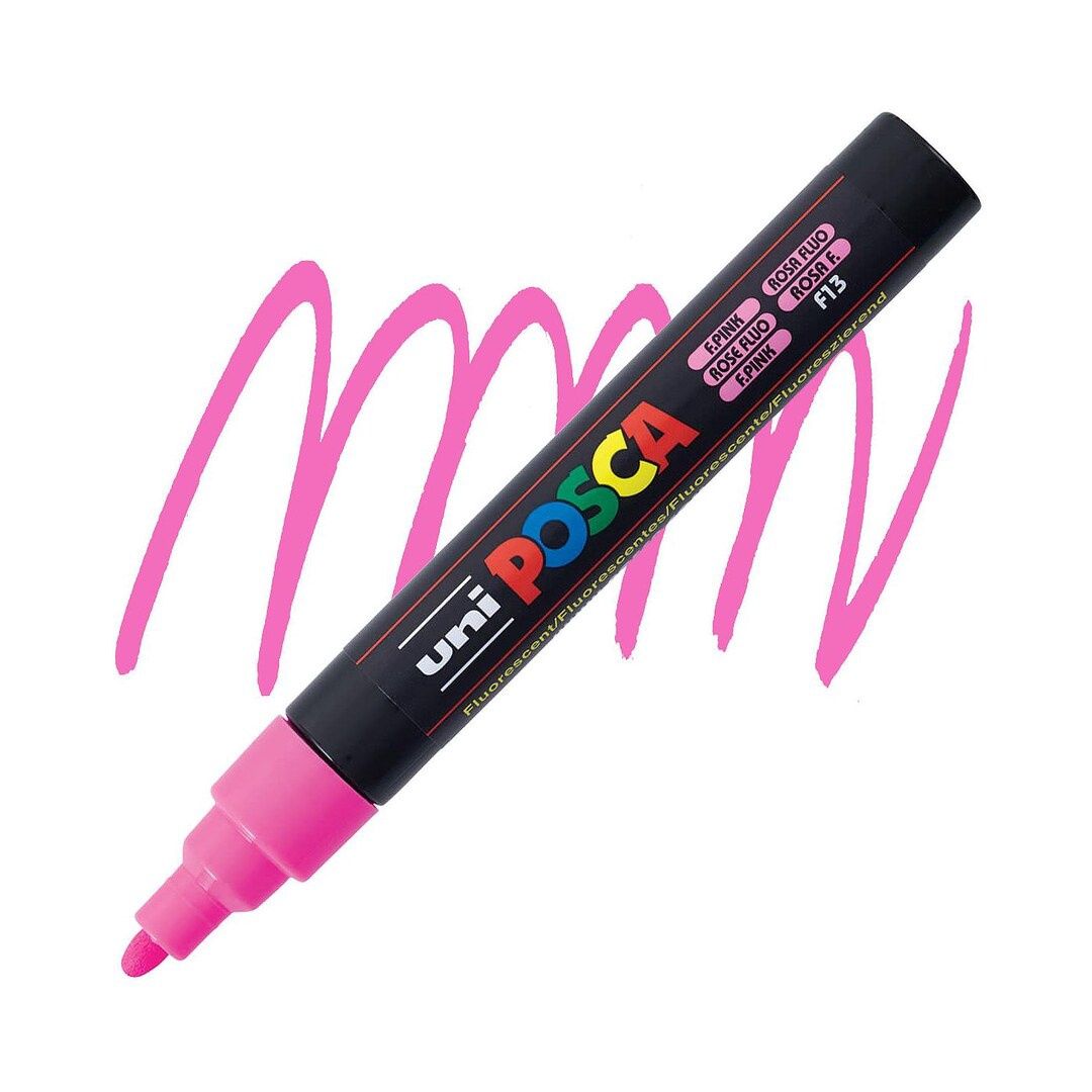 POSCA PC-5M Medium Fluorescent Pink