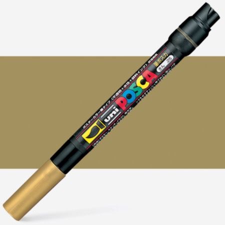 POSCA PCF-350 Brush Gold