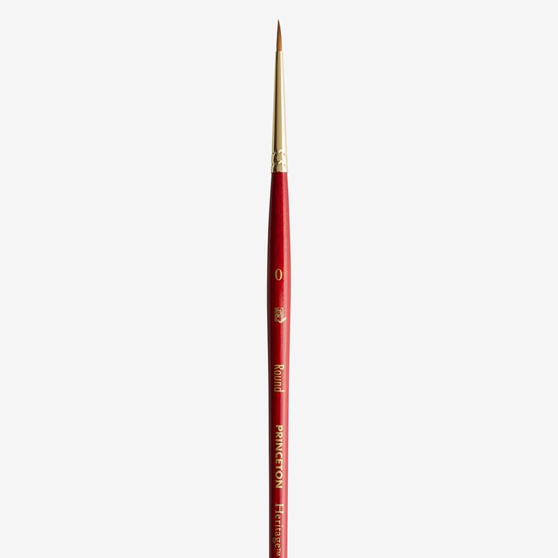 Princeton Heritage Synthetic Sable Round Brush 0